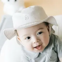 ビームス 子供 ベビー バケットハット 46-48 ライトグレー