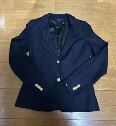 【トミーヒルフィガー】ネイビー テーラードジャケット ゴールドボタン