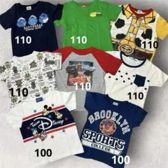 子供服 まとめ売り 男の子 Tシャツ 100cm 2枚110cm 6枚セット