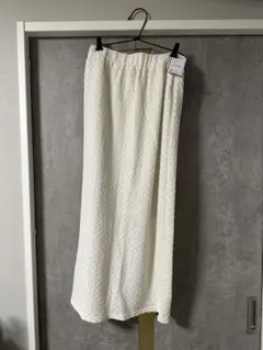 ポコポコニットナロースカート　Lサイズ