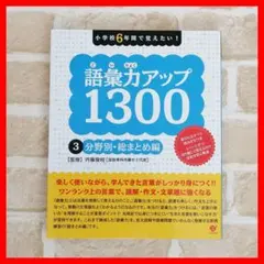 語彙力アップ1300 3 分野別・総まとめ編