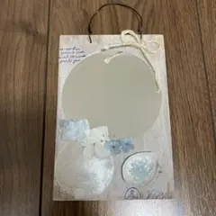 ハンドメイド 壁掛けミラー インテリア雑貨