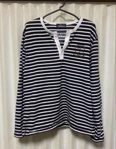 BEAMS HEART ストライプ 長袖カットソー