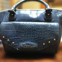 Modas Vintage ブルー 2WAYショルダーバッグ