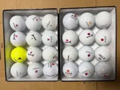有名メーカー混合　ゴルフボール24球のサムネイル