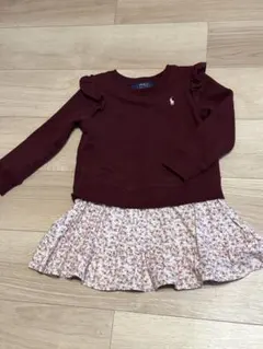 POLO Ralph Lauren バーガンディ トレーナー 4T