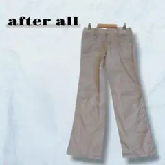 アフターオール ストレッチパンツ センタープレス S相当 グレーカーキ9348のサムネイル