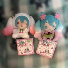 初音ミク×シナモロール マスコット 桜Ver.2種セット