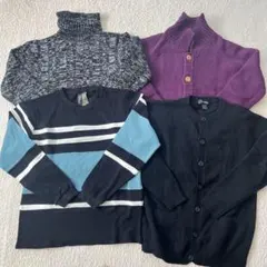 【まとめ売り】メンズ ニットセーター カーディガン 羽織り アウター L