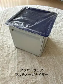 タッパーウェア　マルチオーガナイザー　ドア付き　キャスターセット Tupperware マルチオーガナイザー ワイドドア付 2個セット ①