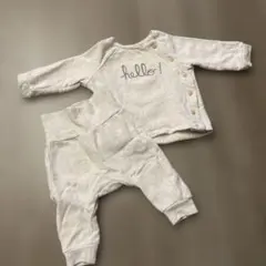 H&Mオーガニックコットンベビーセットアップ