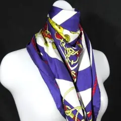 極上品 HERMES エルメス カレ90 シルク大判スカーフD641 - メルカリ