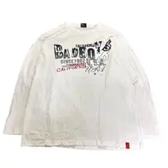 BAD BOY プリント長袖シャツ　プリント　ロゴ刺繍　古着　8Baのサムネイル