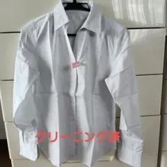 UNIQLO　Fine Cloth ストライプシャツ 長袖 Mのサムネイル