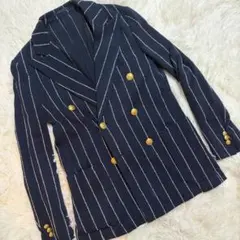 極美品✨ トゥモローランドピルグリム 紺ブレザー テーラードジャケット 金ボタン
