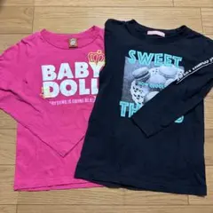 ベビードール　ロンT 長袖トップス　カットソー　2枚　サイズ130〜140