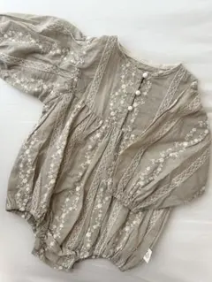 花柄ロンパース 73サイズ