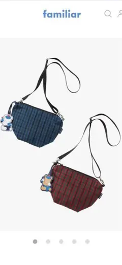 本日限り！ファミリア　familiar ショルダーバッグ　ポシェット美品　完売品