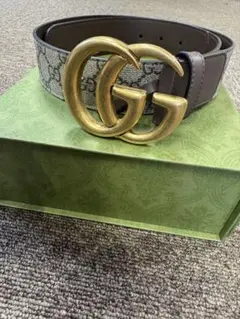 新品 未使用 GUCCI グッチ GG マーモント レザーベルト 80サイズ