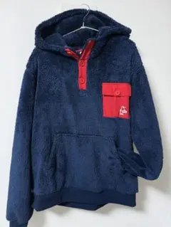 chums ネイビー　フリースパーカー Lサイズ　美品