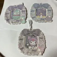 サンリオキャラクターズ カードホルダー ハンギョドン、タキシードサム、クロミ