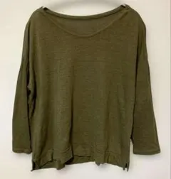 パラスパレス　リネン　麻　プルオーバー　ニット