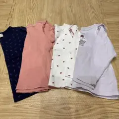 長袖・半袖　Tシャツ 4枚　 110cm プティマイン
