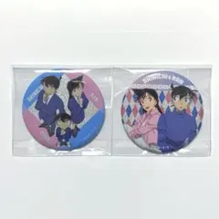 【新品】名探偵コナン トレーディングメタリック缶バッジ　2点セット