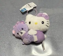 【新品】ハローキティ　カラフルベアマスコット　パープル　紫