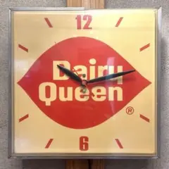60年代 デイリークイーン DQ 時計 ウォールクロック 看板 店舗用 