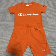 Champion オレンジ Tシャツ ショートパンツ セット 100/110cm