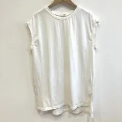 w closet ノースリーブ カットソー ホワイト F