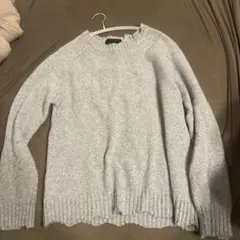 UNUSED グレー カシミアセーターのサムネイル