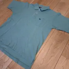 BURBERRYバーバリー 淡いグリーン ポロシャツ Lサイズ