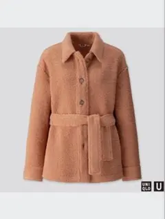 SALE✩.*˚UNIQLO Uボアフリースショートコート 241-420715