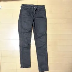 スキニーデニムパンツ ブラック