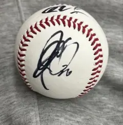 オリックス・バファローズ 若月健矢 直筆サインボール ロゴボール WBC
