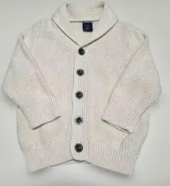 最終値下げベビーギャップ BabyGAP アイボリー ニットカーディガン 80