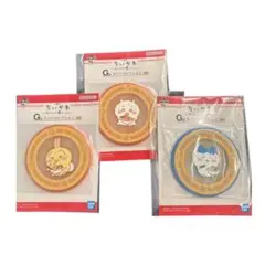 ちいかわ 一番くじ みんなでラーメン G賞 ラバーコレクション コースターセット