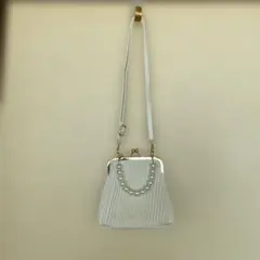 パールビーズ付き パーティーバッグ