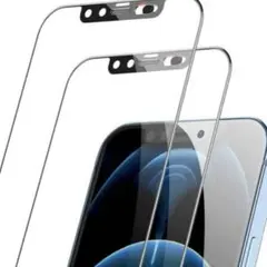 iPhone12 Pro max用 保護ガラスフィルム ウェブカメラ カバー付き