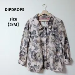 ★美品★DIPDROPS 花柄カジュアルジャケット【2/M】のサムネイル