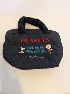 PEANUTS トートバッグ キャラクター刺繍