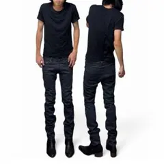 Coated black skinny denim bananarepublic