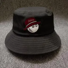 正規品 店舗購入品マルボンゴルフ ネイビー バケットハット ロゴ入り
