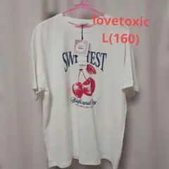 lovetoxic チェリー柄 Tシャツ L(160) 新品タグ付き
