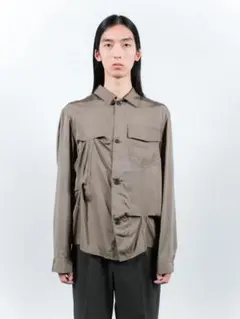 美品 26ss jieda RAYON SILK SHIRT JACKETのサムネイル
