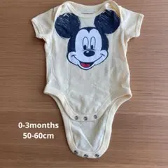 ミッキーマウス　50-60cm ロンパース