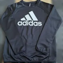 adidas キッズ トレーナー ブラック 160のサムネイル