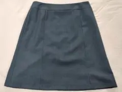 ANCHOR WOMAN スカート グレー ストライプ Aライン 台形